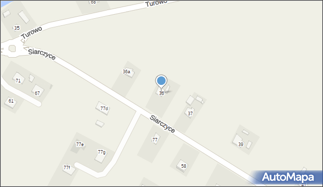 Górniak, Górniak, 36, mapa Górniak