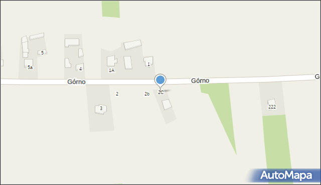 Górno, Górno, 2C, mapa Górno