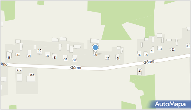 Górno, Górno, 30, mapa Górno