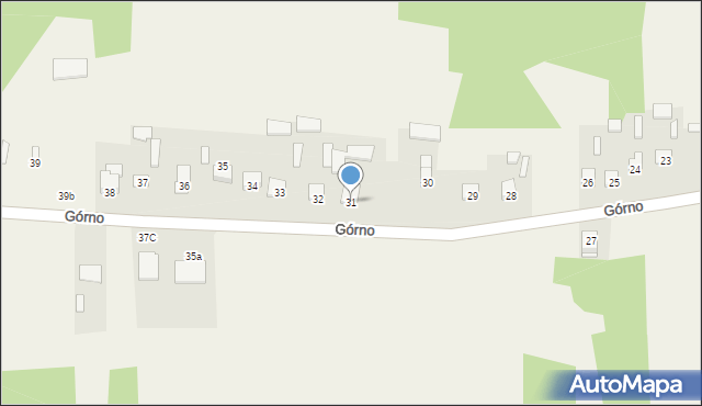 Górno, Górno, 31, mapa Górno