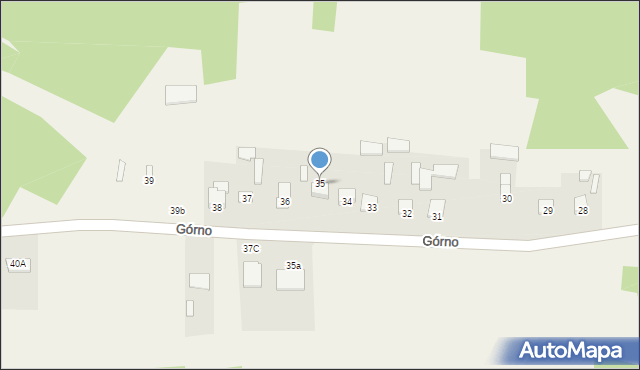 Górno, Górno, 35, mapa Górno