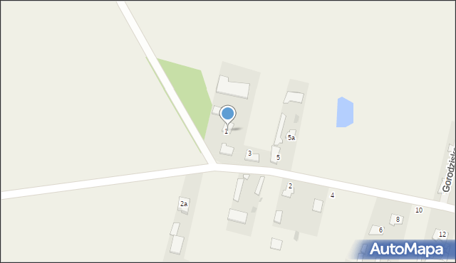 Gorodzisko, Gorodzisko, 1/1, mapa Gorodzisko