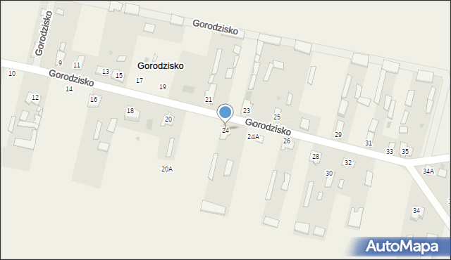 Gorodzisko, Gorodzisko, 24, mapa Gorodzisko