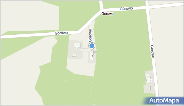 Górowo, Górowo, 3/1, mapa Górowo
