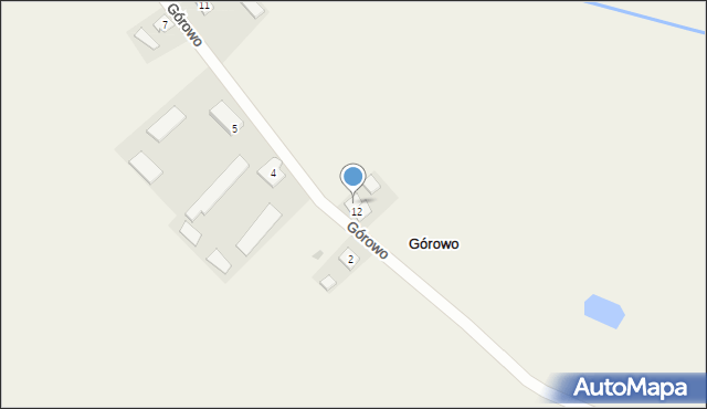 Górowo, Górowo, 12/1, mapa Górowo