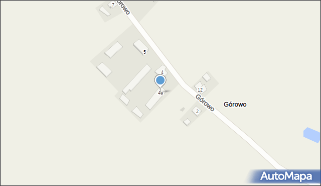Górowo, Górowo, 4a, mapa Górowo