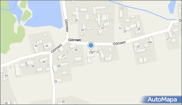 Górowo, Górowo, 23a, mapa Górowo