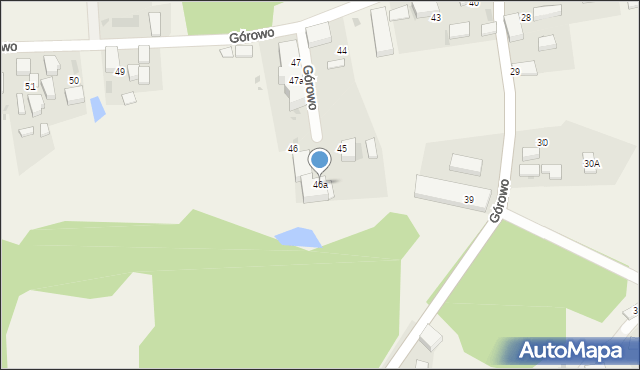 Górowo, Górowo, 46a, mapa Górowo