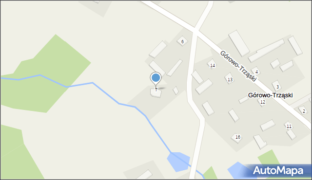 Górowo-Trząski, Górowo-Trząski, 7, mapa Górowo-Trząski