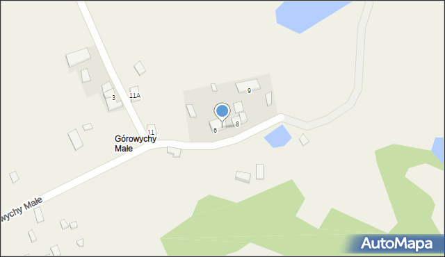 Górowychy Małe, Górowychy Małe, 6a, mapa Górowychy Małe