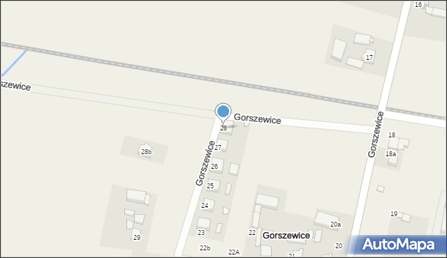 Gorszewice, Gorszewice, 28, mapa Gorszewice