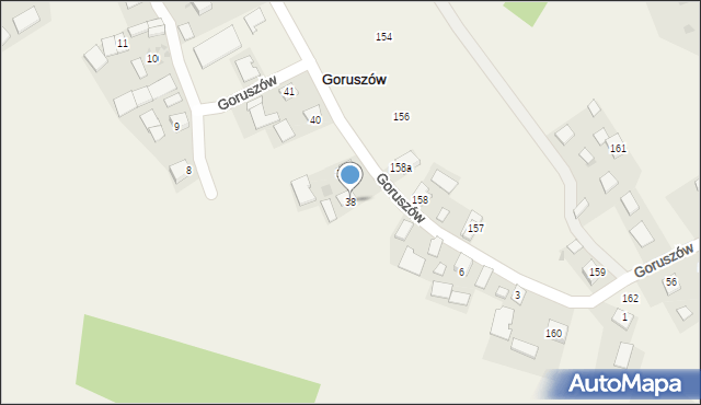 Goruszów, Goruszów, 38, mapa Goruszów