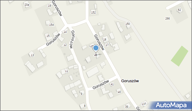 Goruszów, Goruszów, 48, mapa Goruszów