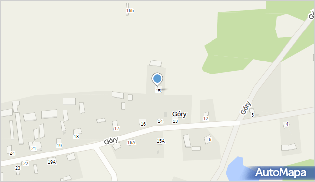 Góry, Góry, 15, mapa Góry