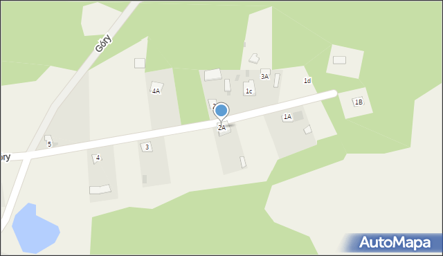 Góry, Góry, 2A, mapa Góry