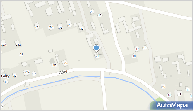 Góry, Góry, 21A, mapa Góry