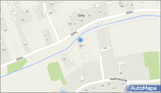 Góry, Góry, 34, mapa Góry