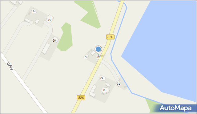 Góry, Góry, 28, mapa Góry