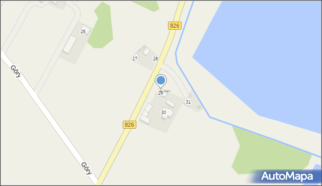 Góry, Góry, 29, mapa Góry