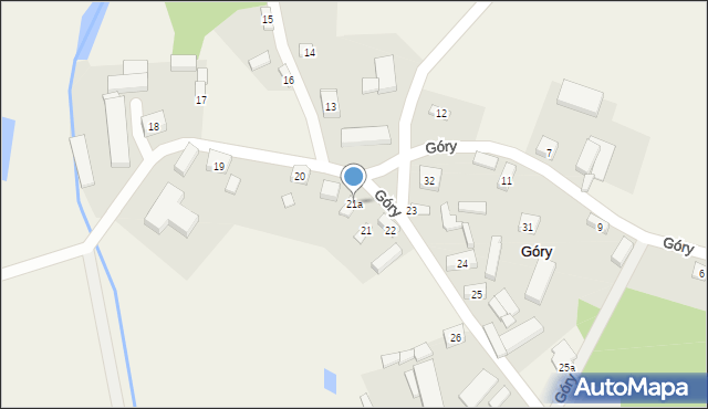 Góry, Góry, 21a, mapa Góry