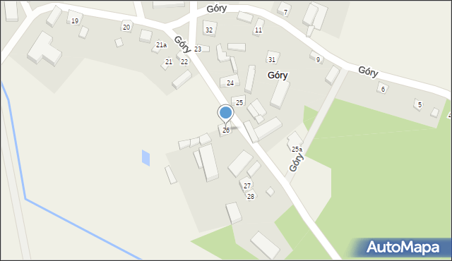 Góry, Góry, 26, mapa Góry