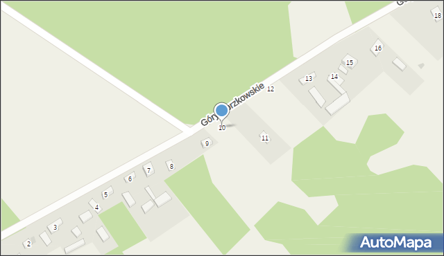 Góry Gorzkowskie, Góry Gorzkowskie, 10, mapa Góry Gorzkowskie