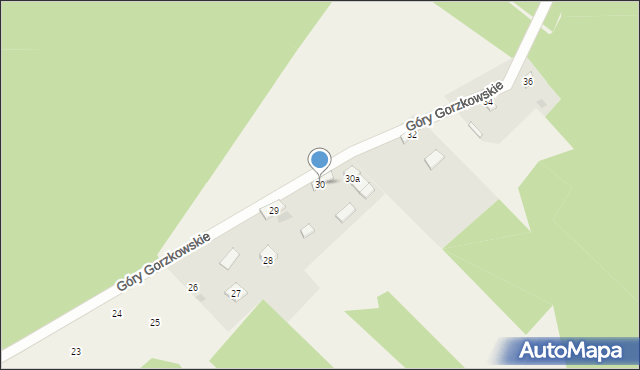 Góry Gorzkowskie, Góry Gorzkowskie, 30, mapa Góry Gorzkowskie