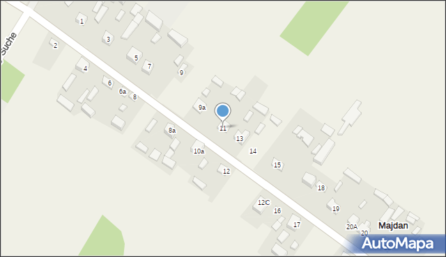 Góry Mokre, Góry Mokre, 11, mapa Góry Mokre