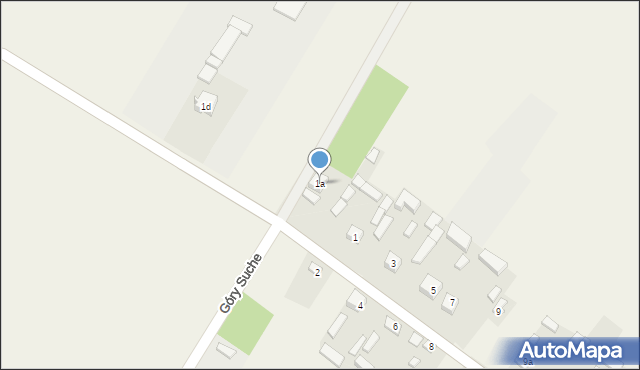 Góry Mokre, Góry Mokre, 1a, mapa Góry Mokre