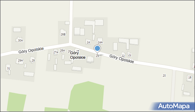 Góry Opolskie, Góry Opolskie, 23, mapa Góry Opolskie