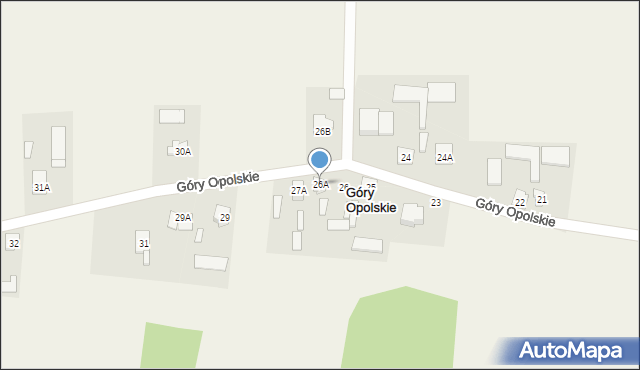Góry Opolskie, Góry Opolskie, 26A, mapa Góry Opolskie