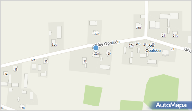 Góry Opolskie, Góry Opolskie, 30, mapa Góry Opolskie