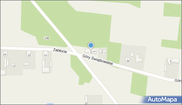 Góry Świątkowskie, Góry Świątkowskie, 1, mapa Góry Świątkowskie