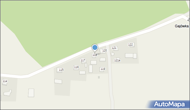 Góry Wysokie, Góry Wysokie, 118, mapa Góry Wysokie