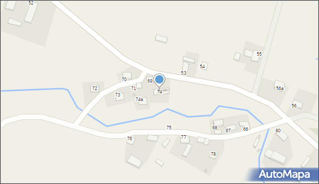 Goryń, Goryń, 74, mapa Goryń