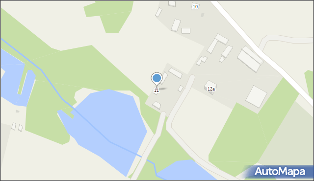 Goryń, Goryń, 11, mapa Goryń