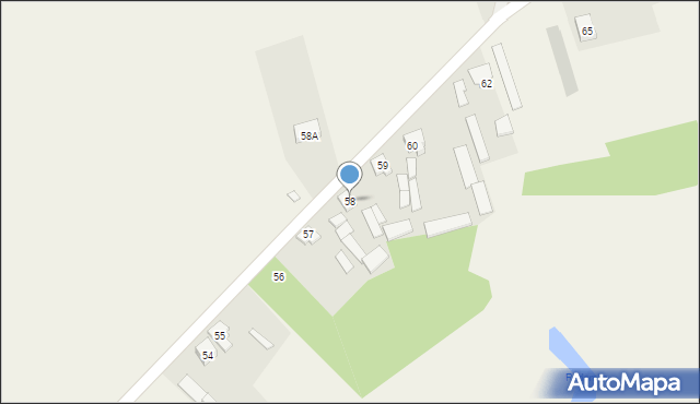 Goryń, Goryń, 58, mapa Goryń