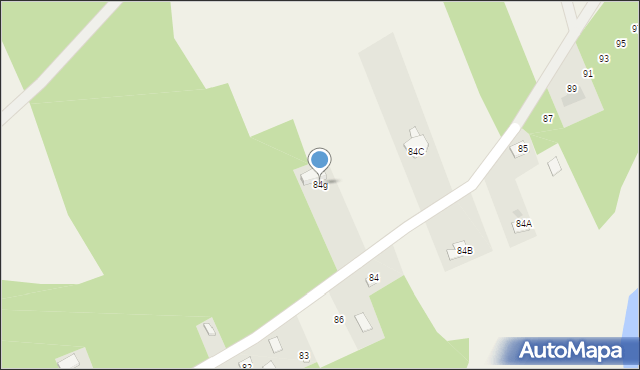 Goryń, Goryń, 84g, mapa Goryń