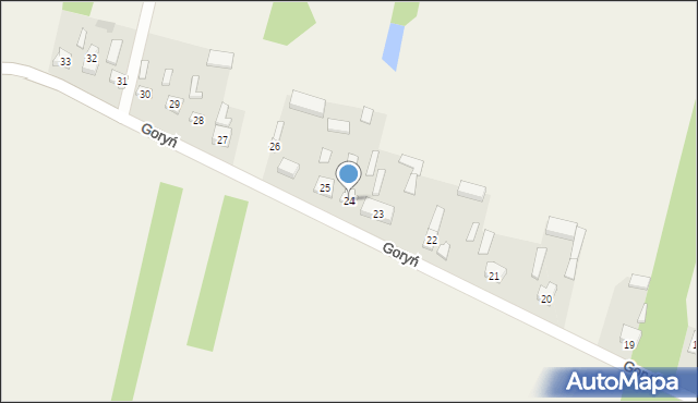 Goryń, Goryń, 24, mapa Goryń