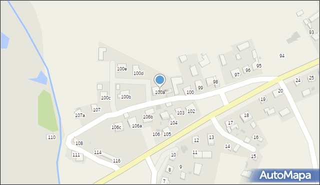 Gorysławice, Gorysławice, 100a, mapa Gorysławice