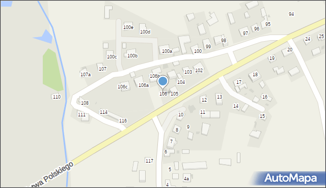 Gorysławice, Gorysławice, 106, mapa Gorysławice