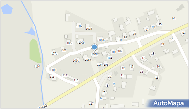 Gorysławice, Gorysławice, 106b, mapa Gorysławice