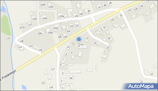 Gorysławice, Gorysławice, 11, mapa Gorysławice