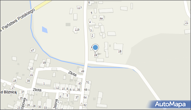 Gorysławice, Gorysławice, 1a, mapa Gorysławice