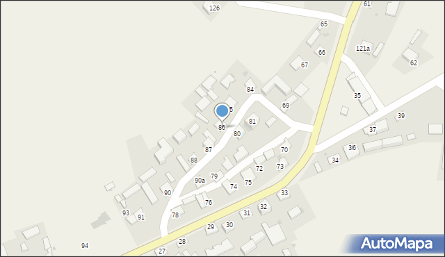 Gorysławice, Gorysławice, 86, mapa Gorysławice