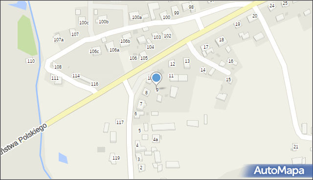 Gorysławice, Gorysławice, 9, mapa Gorysławice