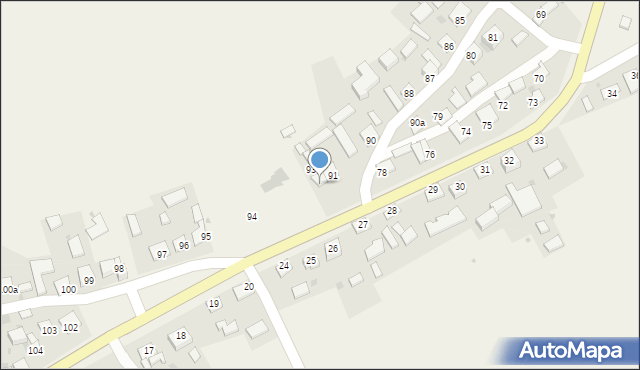 Gorysławice, Gorysławice, 92, mapa Gorysławice