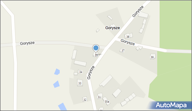 Gorysze, Gorysze, 35, mapa Gorysze