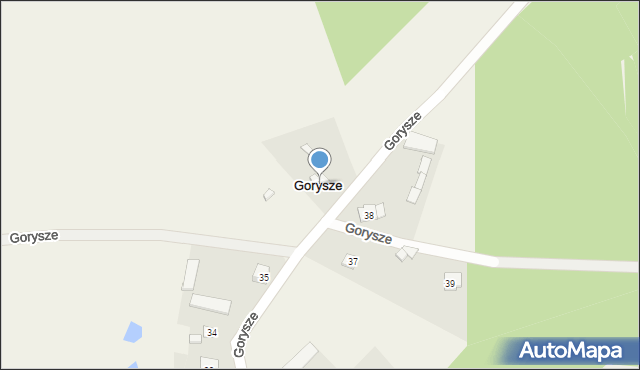 Gorysze, Gorysze, 36, mapa Gorysze
