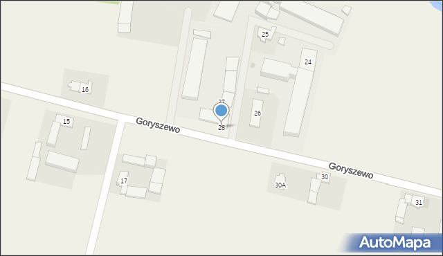 Goryszewo, Goryszewo, 28, mapa Goryszewo